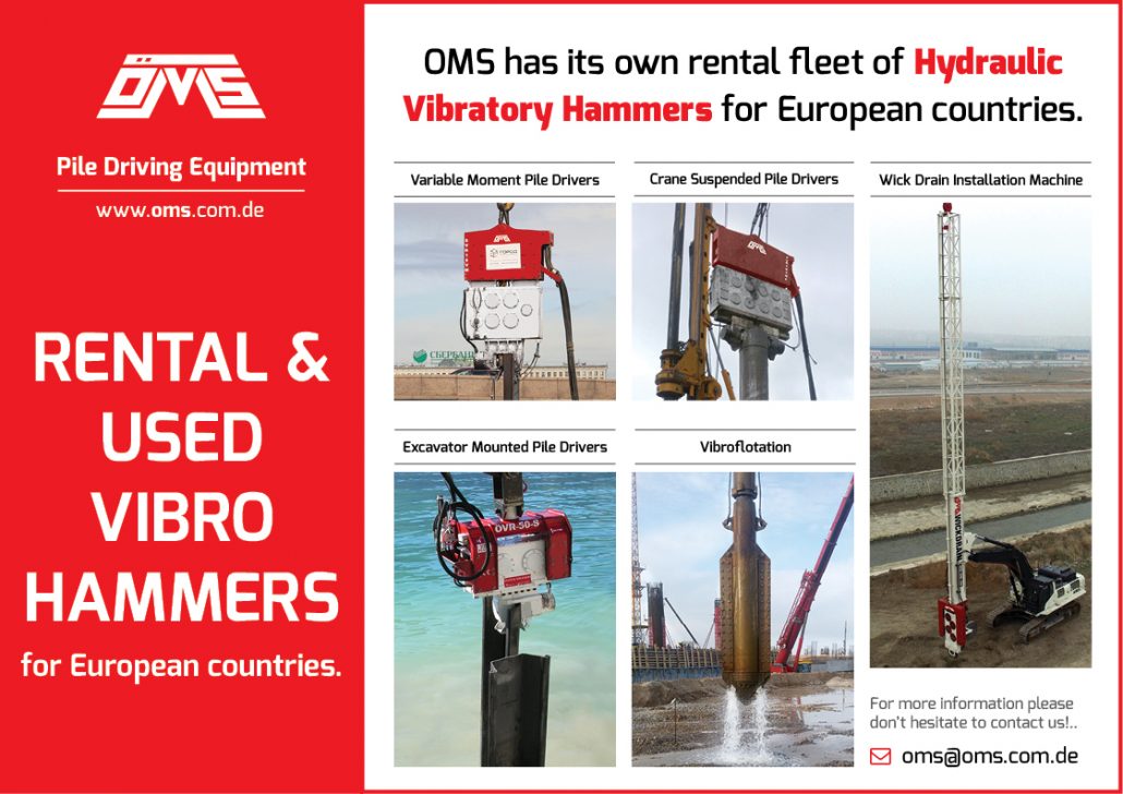 OMS Rental Vibro Hammer for Temporarily Projects
